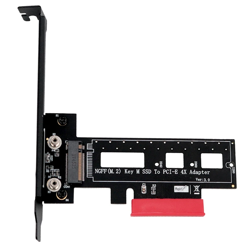 M.2 Nvme Ssd Ngff тип к Pcie3.0 Pci Express 4X адаптер с радиатором компьютерный для ПК |