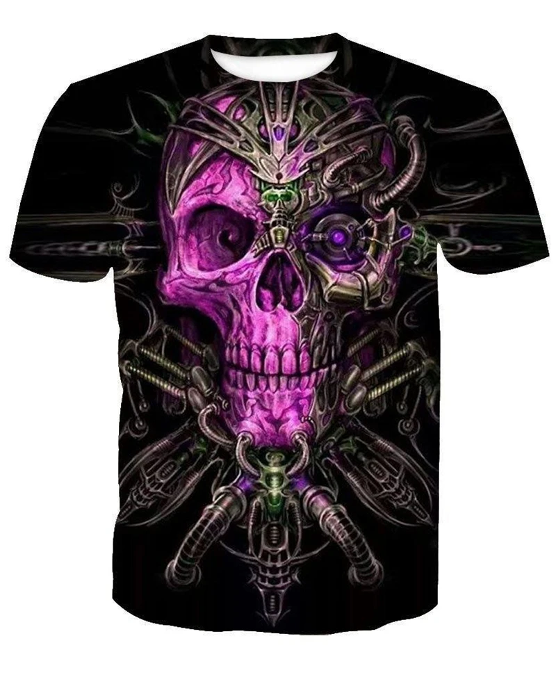

KISSQIQI Men T Shirt 3D Fashion T-shirt Male Short Sleeve Harajuku StreetwearT-shirt Male Summer Tops Maximum Asian Size S-3XL