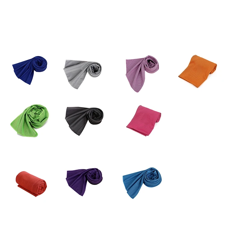 10 шт. охлаждающее полотенце впитывающее быстросохнущее для спорта тренировок