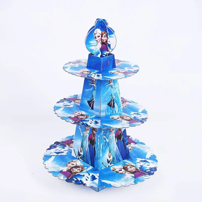 

10 Kids Frozen Princess Disposable Tableware Happy Birthday Party Supplies Festival Decoration Event Favor Gender Reveal Girls