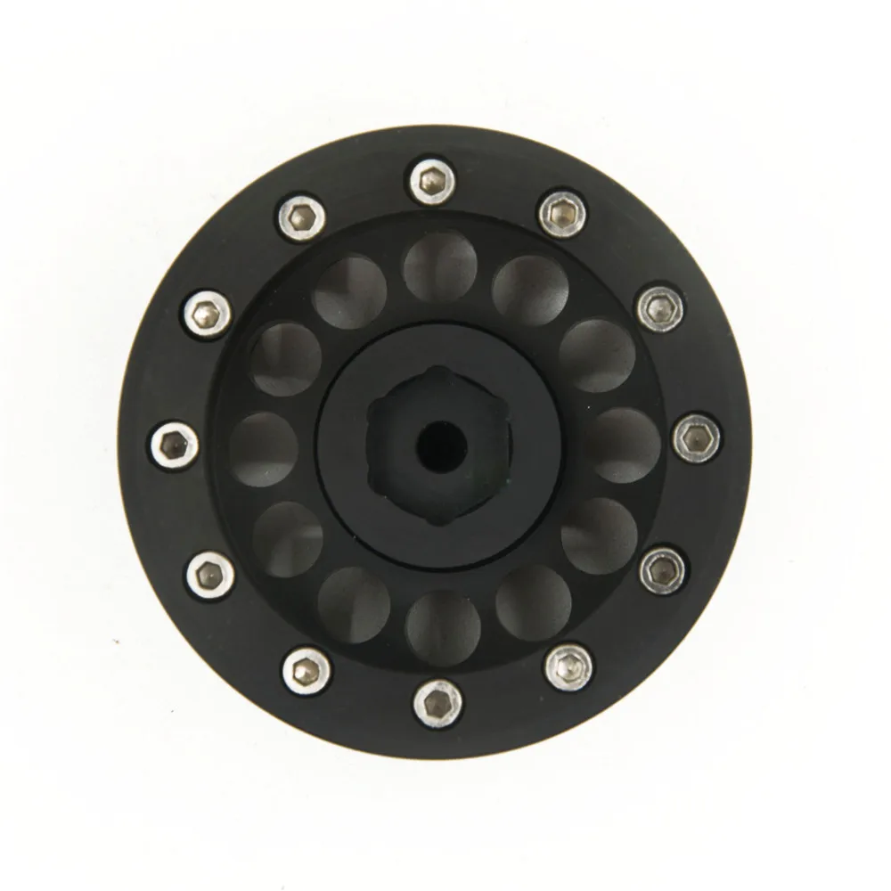 

YEAHRUN 1.9" Alloy Beadlock Wheel Rim for SCX10 D90 1/10 RC Crawlers Car