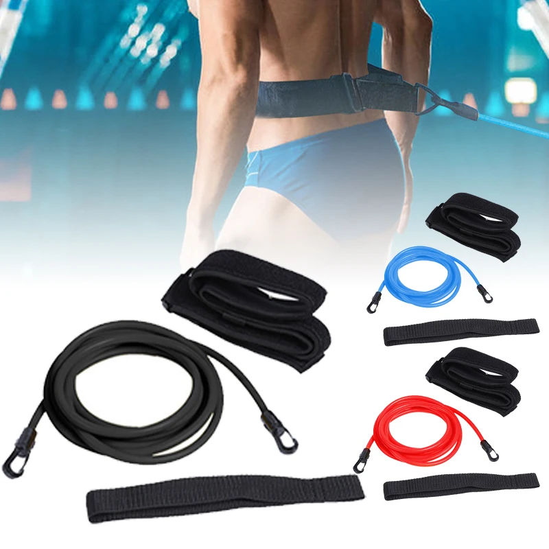

Adjustable Swimming Training Belt Elastic Resistance Rope Strength Training Tools for Adult and Children SAL99