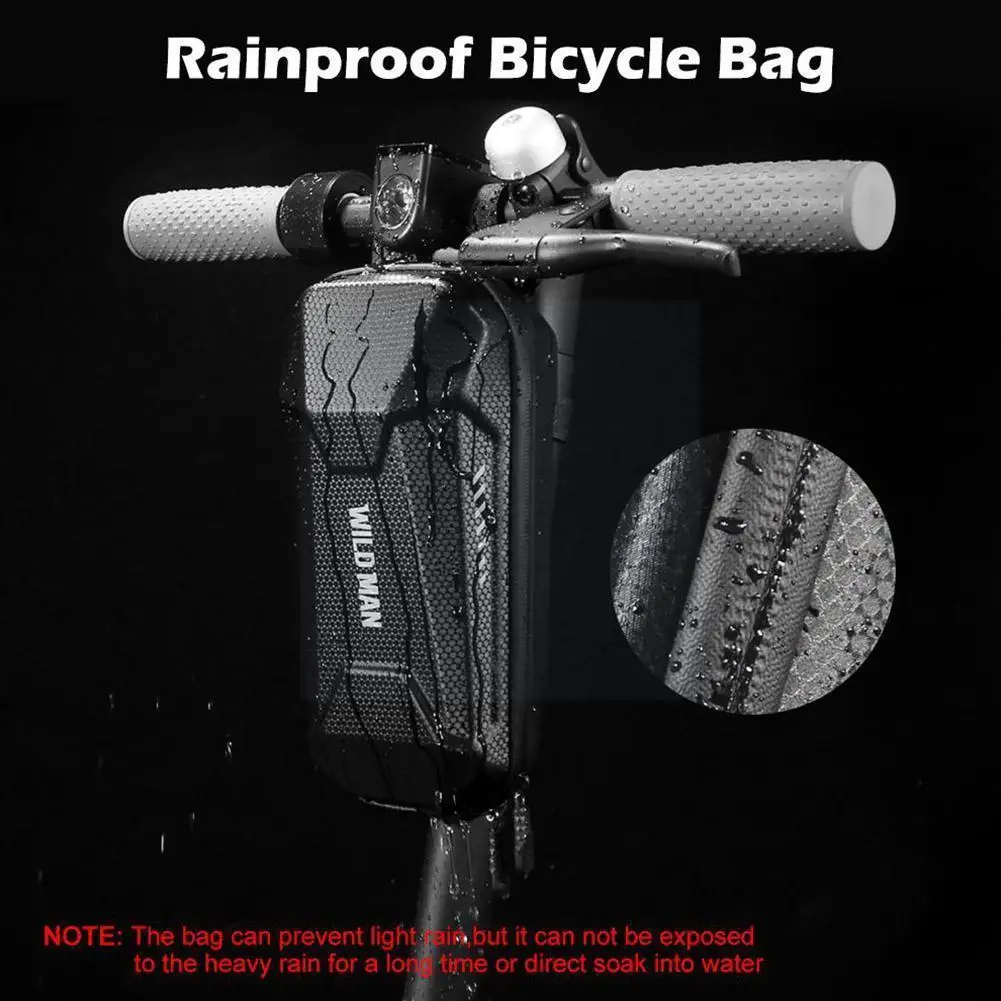 

Universal Electric Scooter Handle Bag EVA Hard bag Bag Scooter Bicycle Bag Electric O3A0