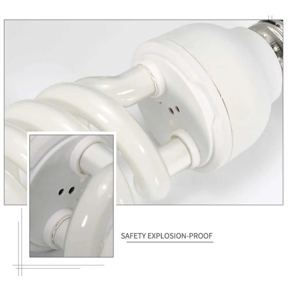 Bombilla para reptiles UVB 5,0 10,0, l&aacute;mpara para Tortuga, lagarto, serpiente, Lguanas, l&aacute;mpara de calor, Bombilla de calcio, luz de ahorro de energ&iacute;a, suculenta para reptiles E27-5