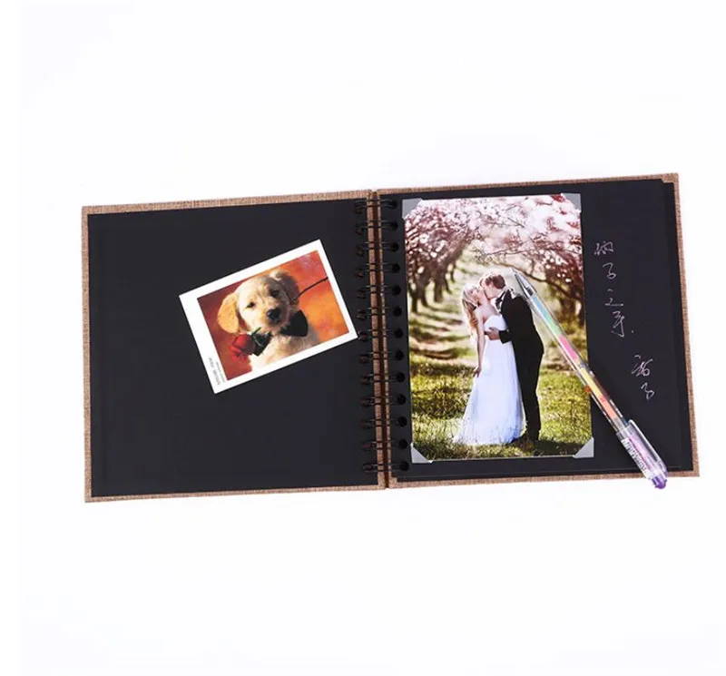 

5 Colors DIY Photo Album Family Memory Notebook Picture Albums Lovers Birthday Gift Wedding Baby Photo