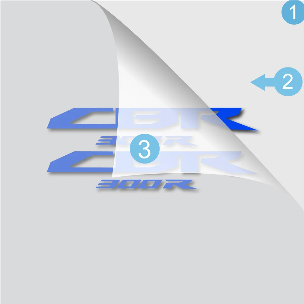 

New Motorcycle Reflective Fuel Wheels Fairing Portable Luggage Helmet Stickers Sign Decoration Decals For HONDA CBR300R cbr 300r