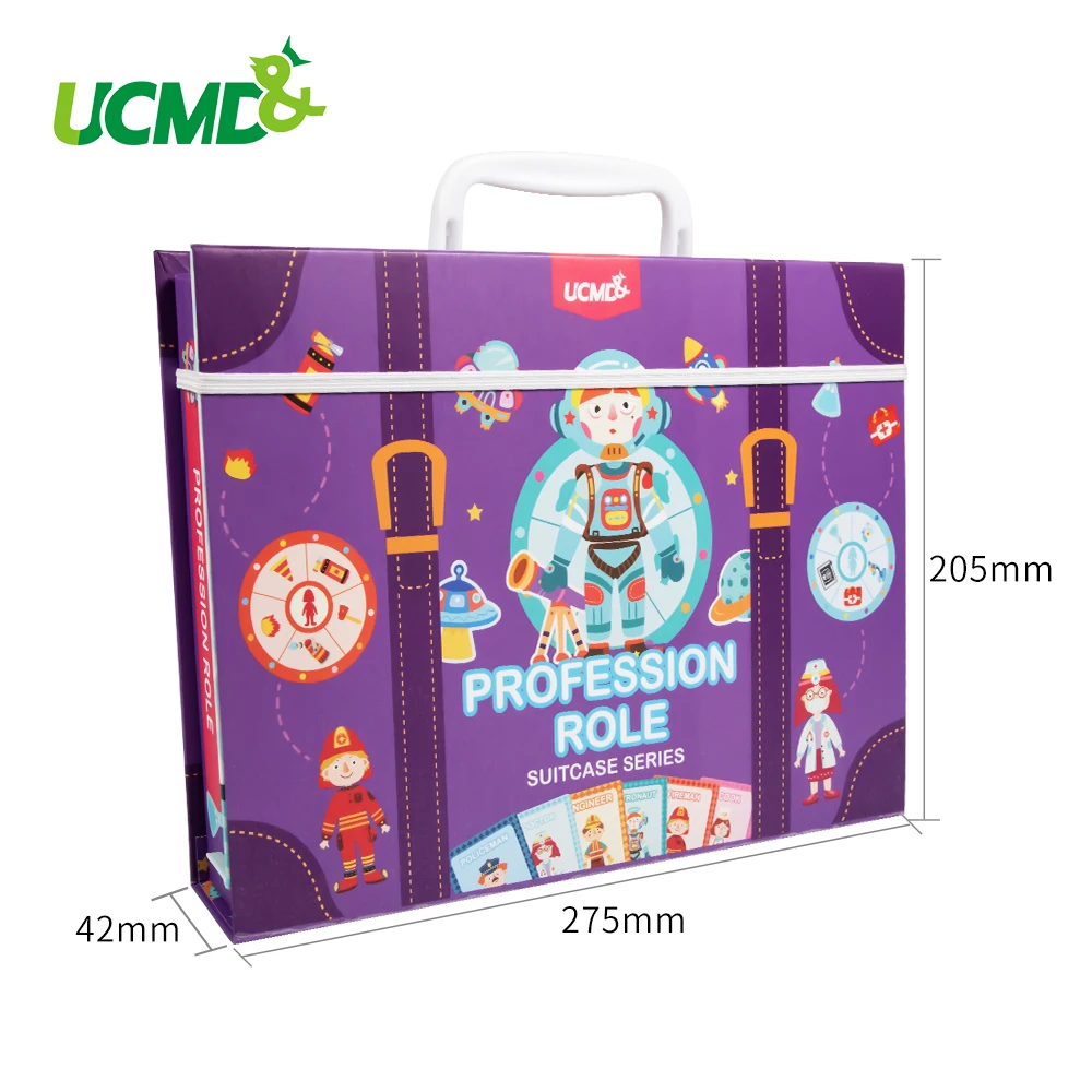 

Fridge Magnets 3D Magnetic Astronaut Firemen Doctors Police Role Puzzle Game Educationsl Toys Refrigerator Magnets Kids Gift