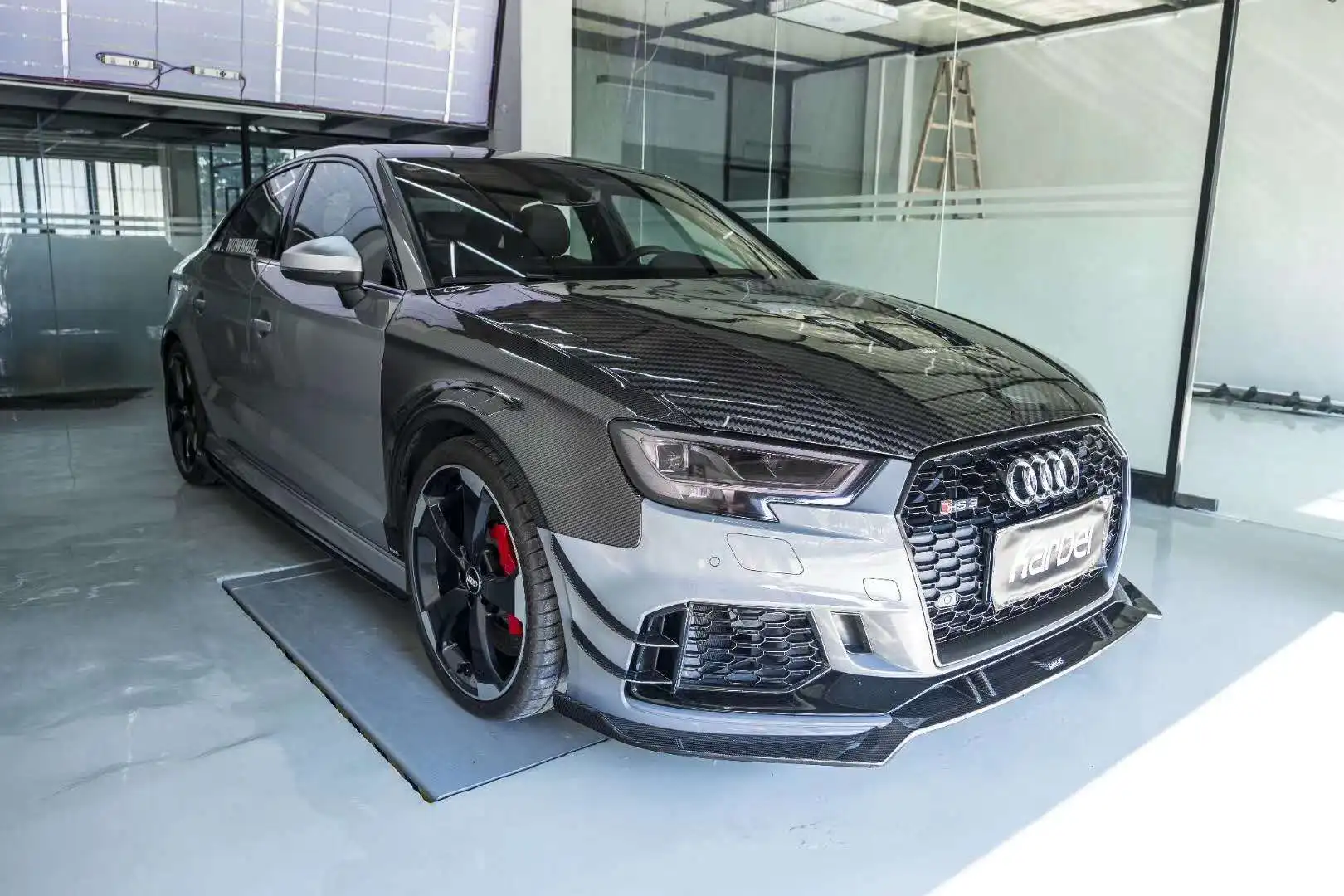 

2020 new design auto parts black universal front bumper splitter spoiler lip