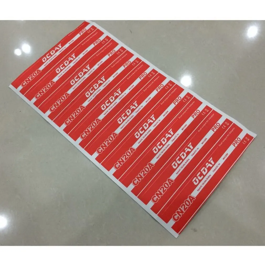 

CN20A power adapter label paper