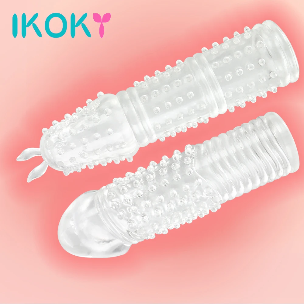 Кольца для пениса IKOKY рукав многоразовый кран кольцо прозрачный удлинитель