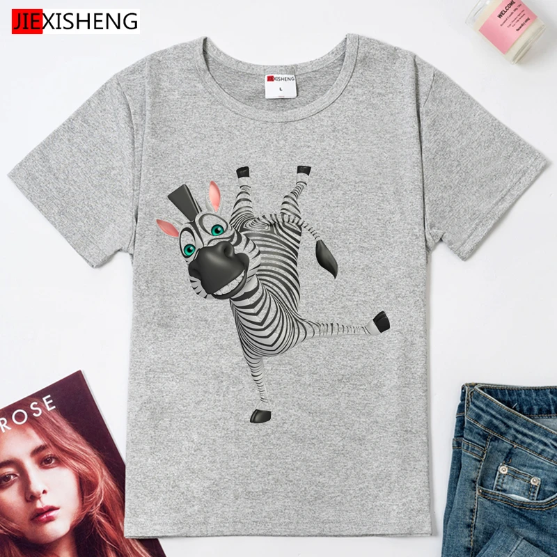 Стильная футболка с изображением персонажей видеоигр зебровым принтом для