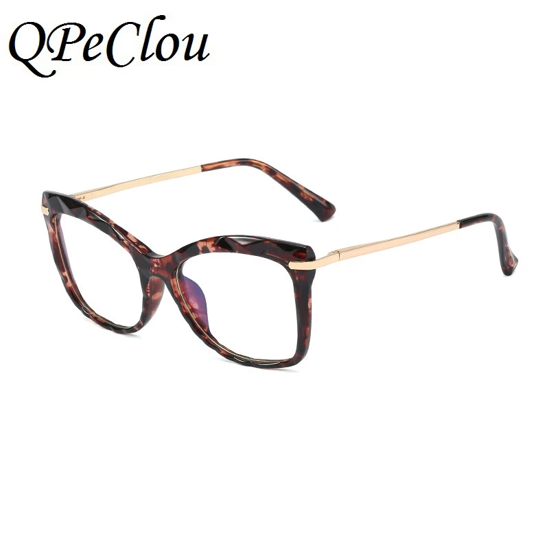 

New TR90 Fashion Optical Anti-blue Glasses Frame Women Brand Square Transparent Eyeglasses Female Spectacles Oculos Feminino