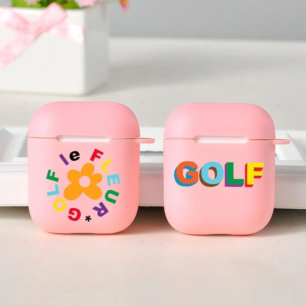 

Забавный мягкий силиконовый светильник Golf Wang, розовый чехол для Airpod 2, чехол s, аксессуары для наушников, чехол для Airpods, Tyler The Creator