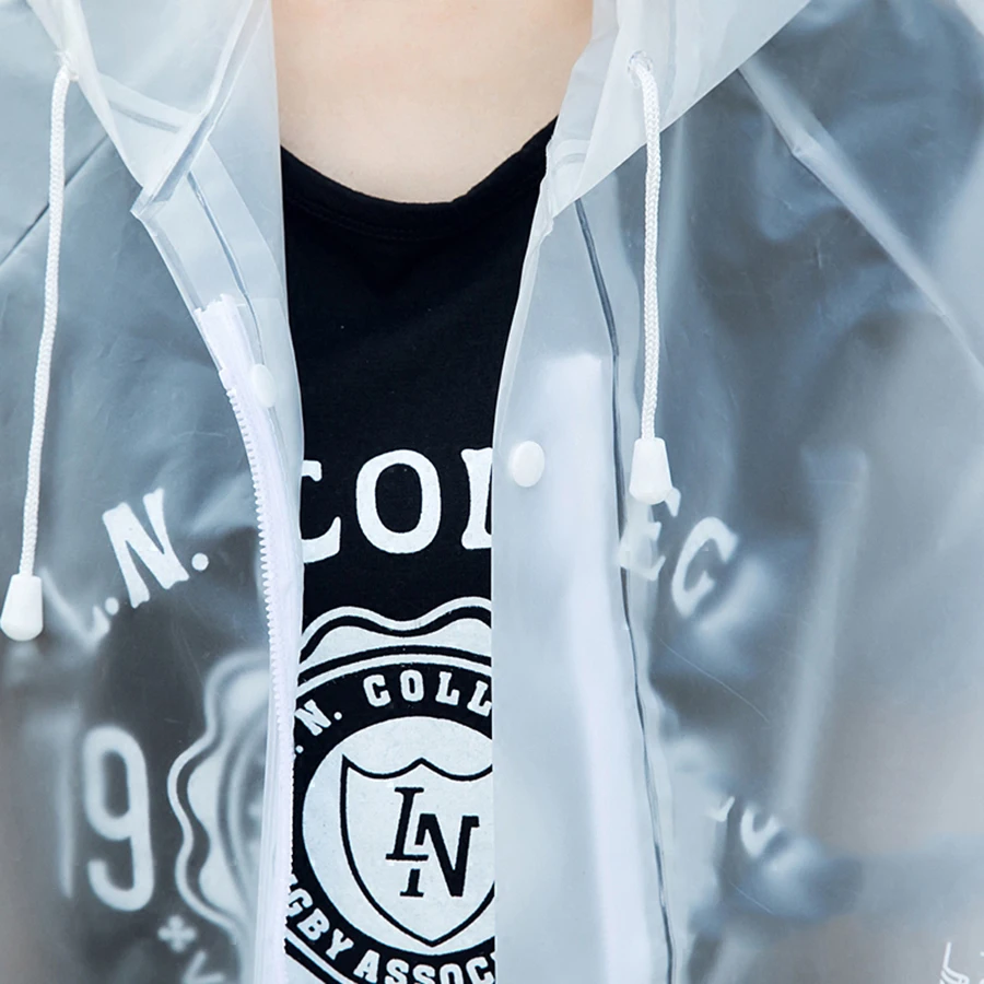 Корейский длинный плащ уличный Плащ дождевик пончо Для женщин Мужская ветровка