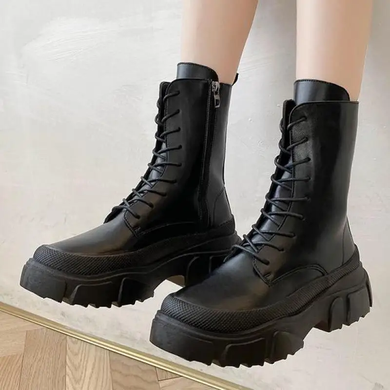 

Женские короткие ботинки с круглым носком, зимняя обувь, модные женские ботильоны, женская обувь Ytmtloy 2022, женские ботинки