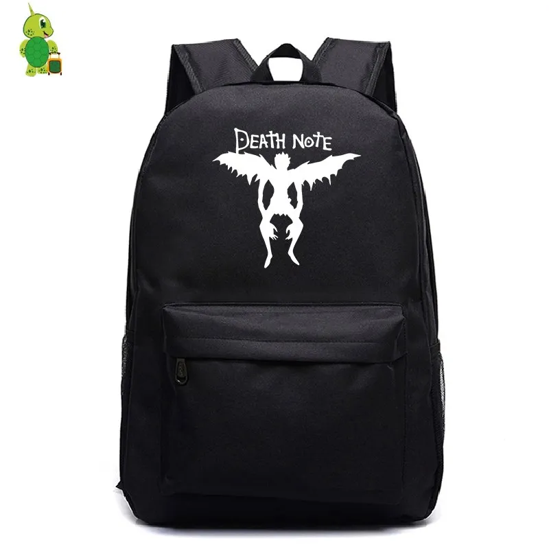 6 Рюкзак с надписью «Death Note», повседневный рюкзак для ноутбука, школьные сумки для подростков, девочек и мальчиков, модные дорожные сумки на плечо, детские сумки для книг - Цвет: 6