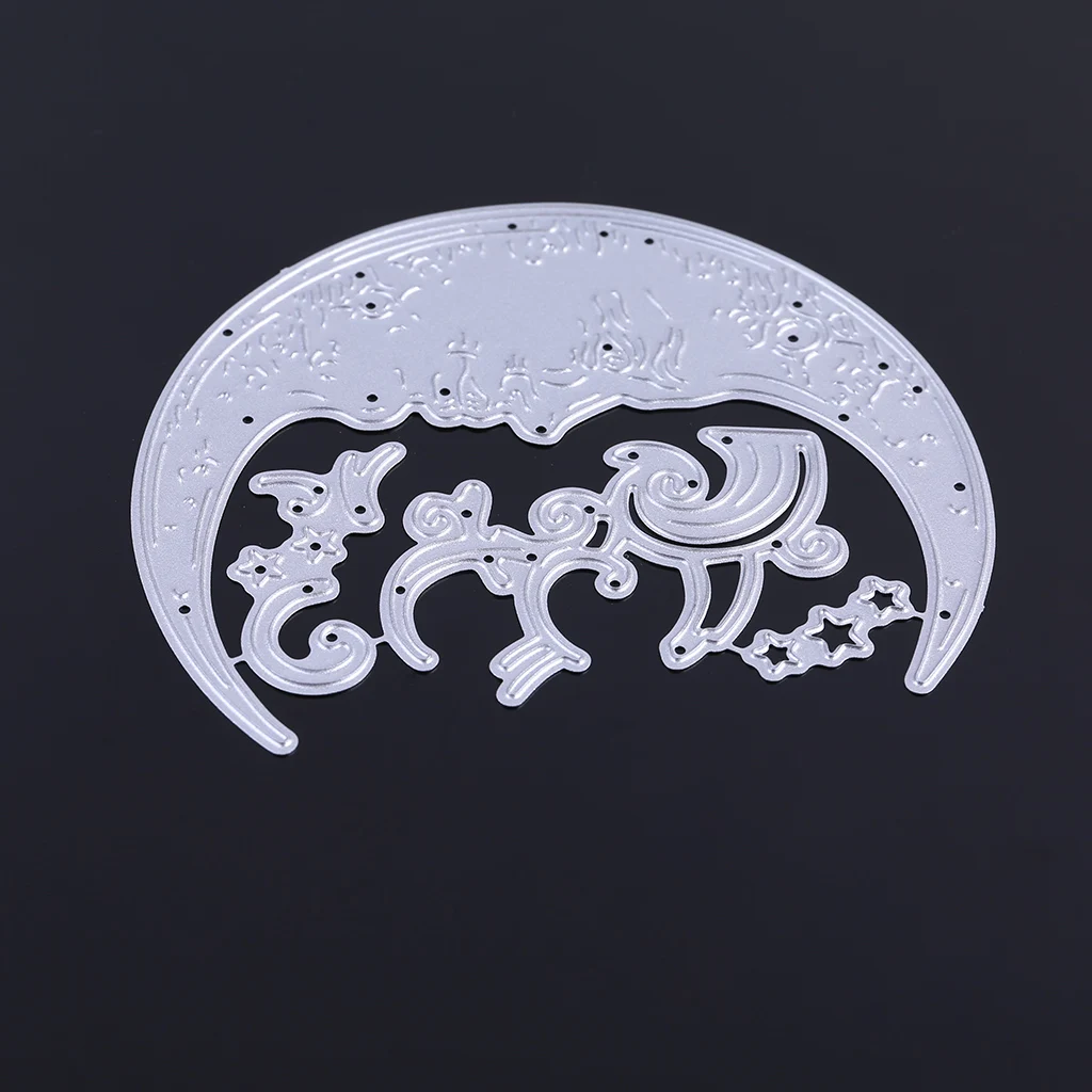 Металлические штампы с изображением тумана и Луны для рукоделия высечки
