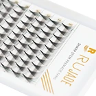 3D 5D 6D 8D 10D готовые российские Объемные Накладные ресницы для наращивания, тонкие заостренные базовые острые тонкие узкие стебли, готовые ресницы для макияжа