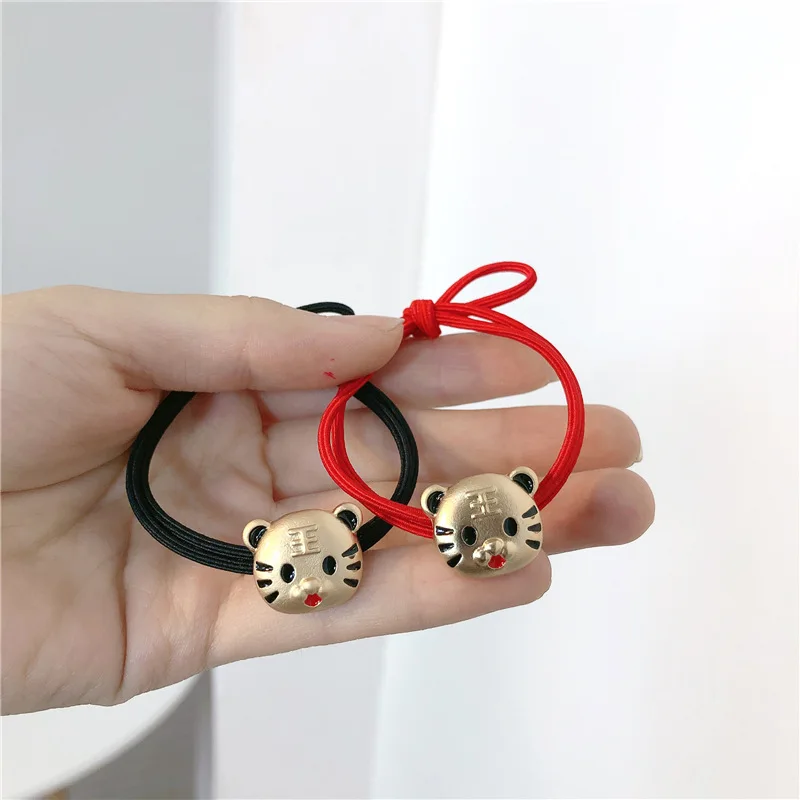 

LY FAYE Korea Alloy Tiger Hair Accessories for Girls Bands Children Ties New Headwear Personality Cute Tie Gift