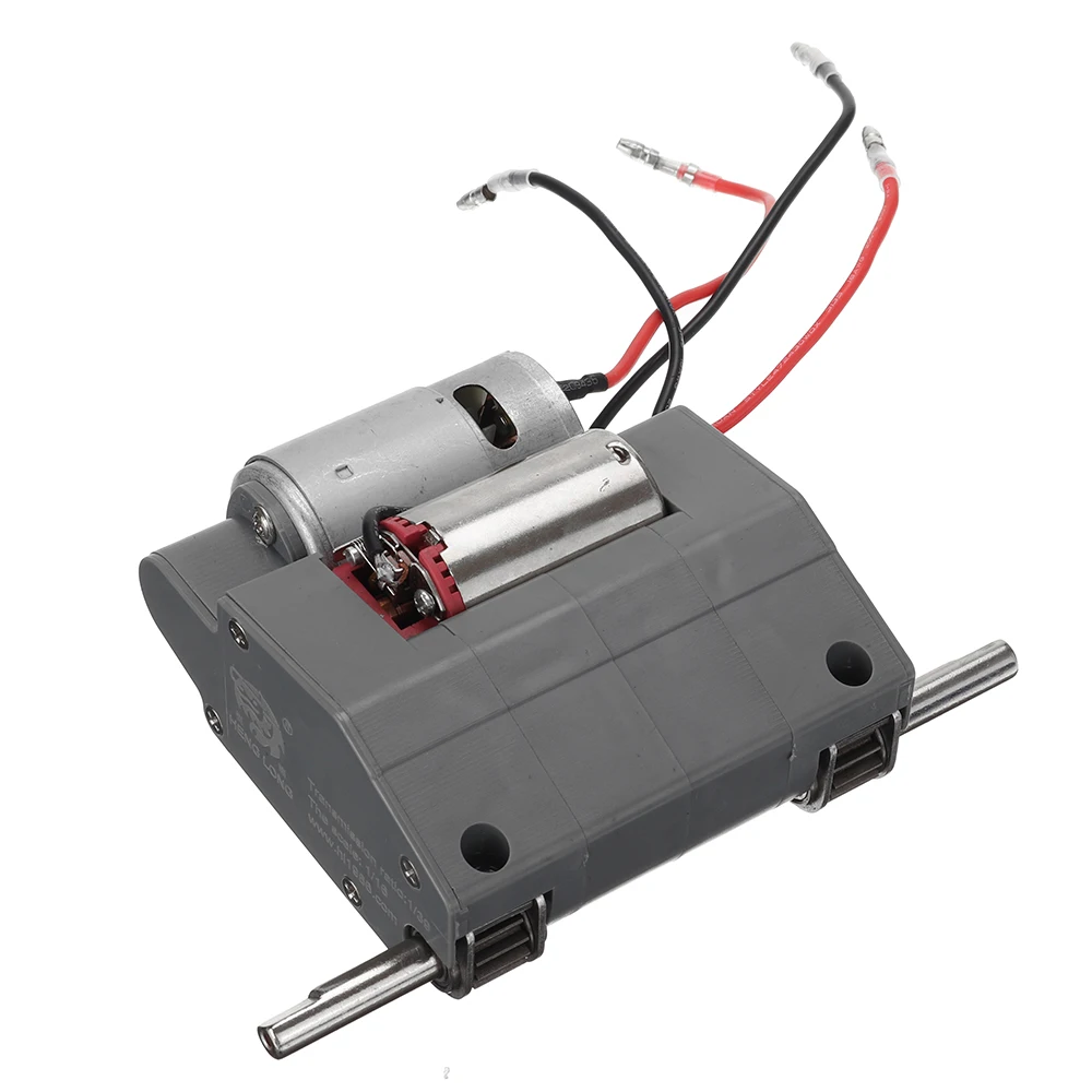 

Heng Long 1/16 RC Танк Модернизированный J2 полуметаллическая Шестерня ABS Чехол Коробка передач двойная система вождения автомобильные аксессуары ...