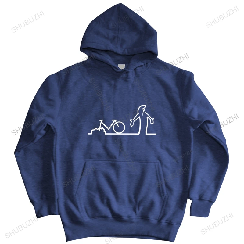 

Male Funny La Linea Bike Amazing hoodies Cotton hooded jacket Unique hoody Leisure Animation Comedy cool hoodie Tops Appare