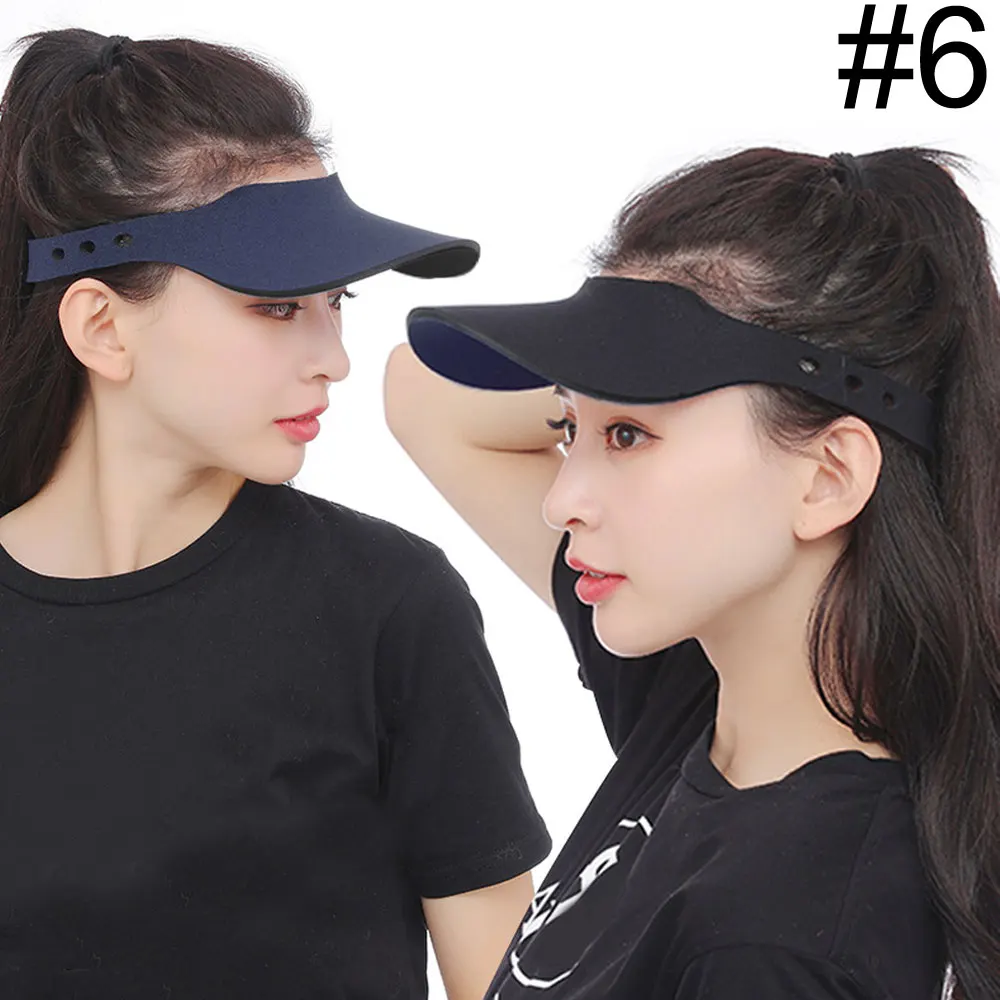 6 L. Mirror 1 шт. унисекс Регулируемый солнцезащитный козырек шапки для взрослых мужчин женщин детей УФ Защита спортивные летние пляжные кепки Новинка - Цвет: 6