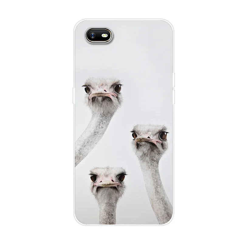 Чехол для OPPO A1K милый мультяшный мягкий прозрачный бампер из ТПУ чехол CPH1923 A 1 K