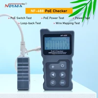 noyafa nf 488 poe power test network poe tester checker over the ethernet cat5cat6 lan tester network tools poe switch test