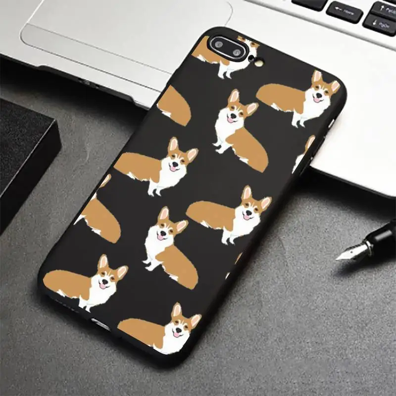 

Phone Case for iPhone 12 11 mini pro XS MAX 8 7 6 6S Plus X 5S SE 2020 XR cartoon Corgi