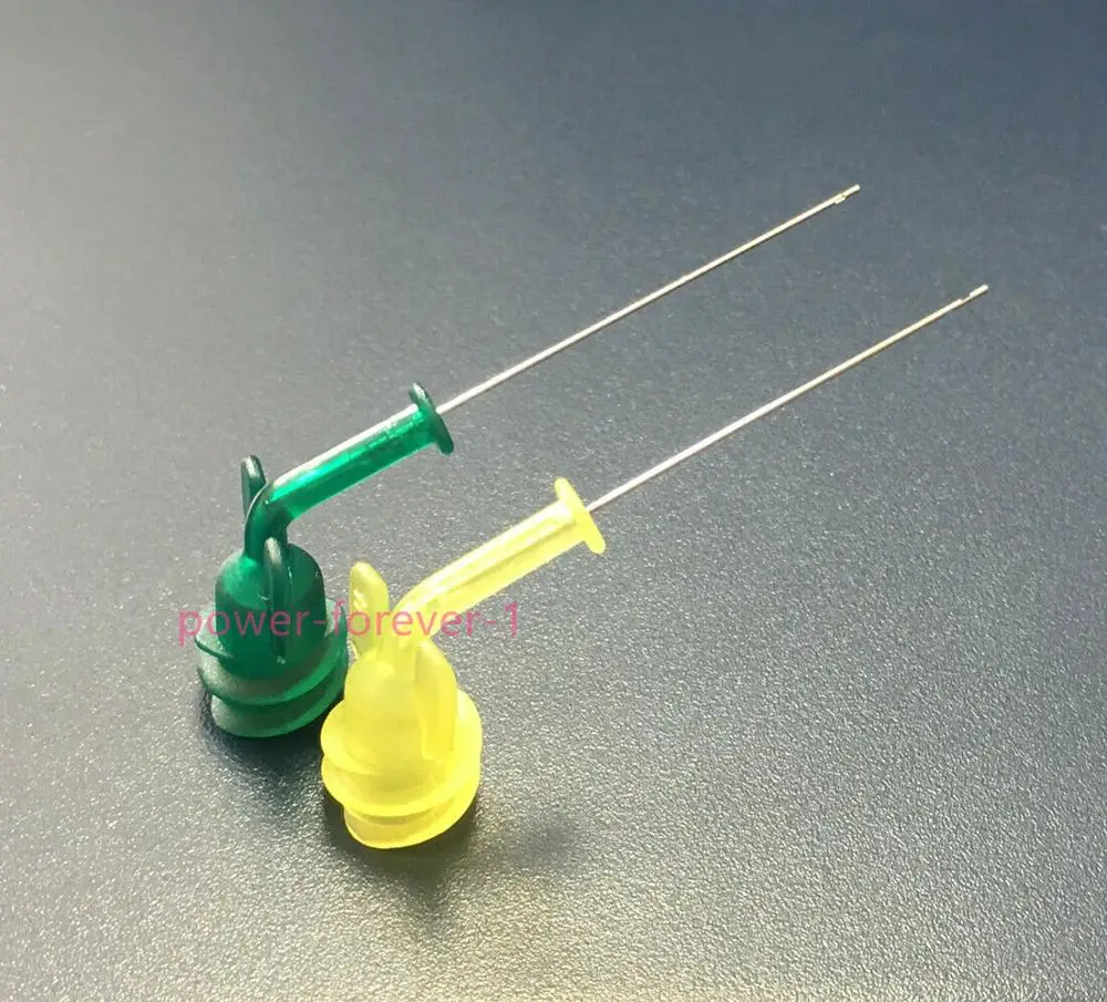 30GA Желтый Гибкий Стоматологический Ирригатор наконечники NaviTip стиль Apex канал