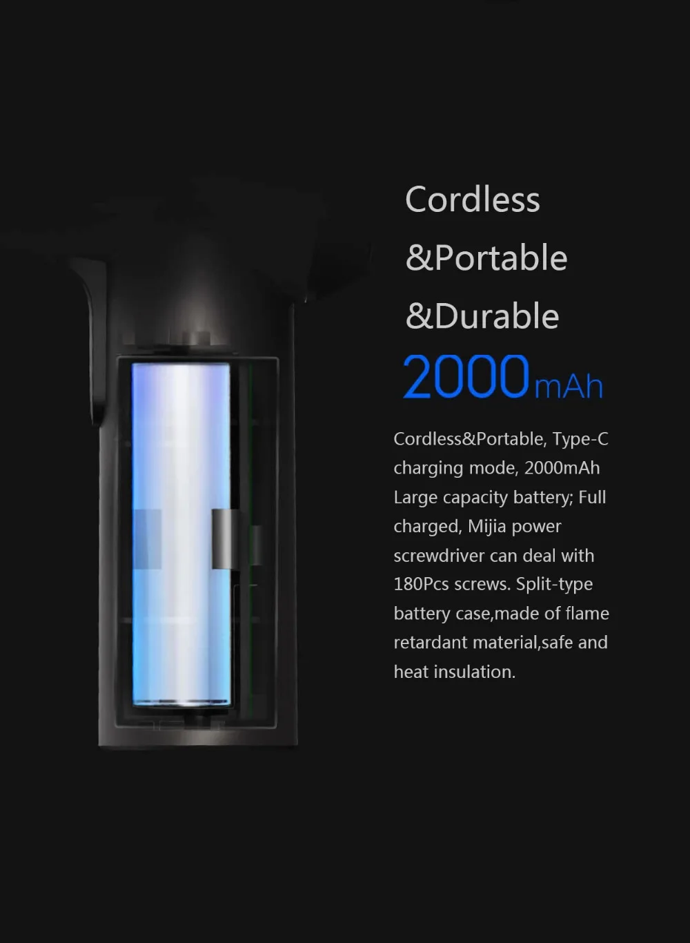 Xiaomi отвертка Беспроводная перезаряжаемая отвертка 3,6 V 2000mAh Li-Ion 5N. m электрическая отвертка с 12 шт S2 Биты для отвертки