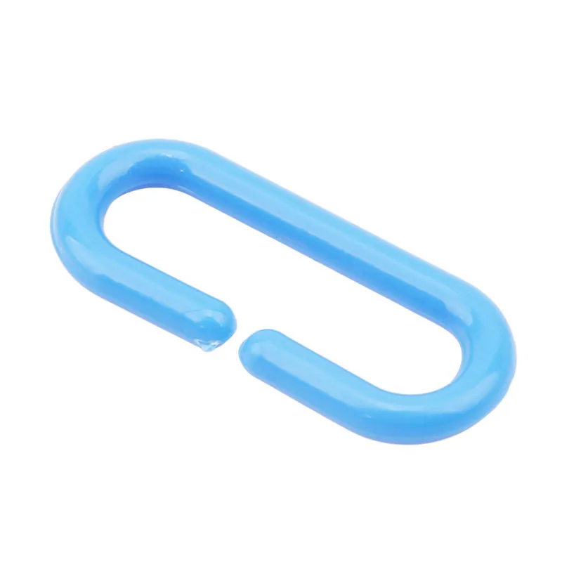 100Pcs Plastic Parrot Toys C-clips Hooks Chain C-links Sugar Glider Rat Bird Toy Parts Parakeet Accessories | Дом и сад