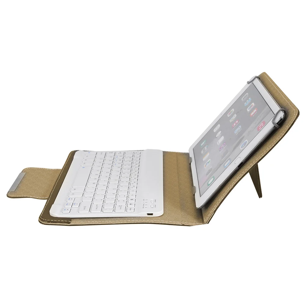 

Keyboard holder case 10'' Tablet Laptop Universal PU Protective Case Cover + Bluetooth Keyboard for Android/IOS/WIN