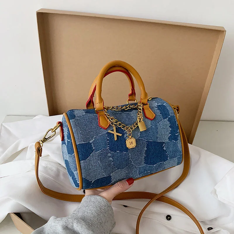 Новинка 2021 Женский мессенджер в стиле нищего модная Бостонская Подушка мини