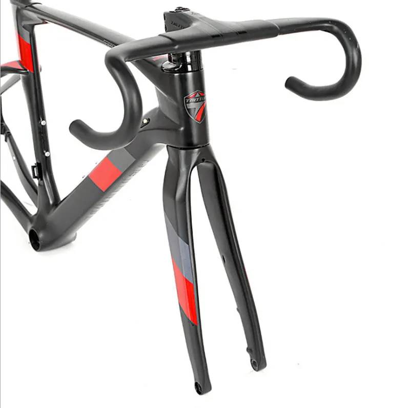 Продажа Карбоновая рама Cyclone Pro, дисковые тормоза, Полностью скрытая рама шоссе с углеродным волокном, встроенный изгиб руля