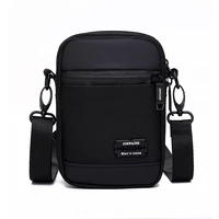 new mens anti spilling oxford shoulder bag vertical square cross body bag cool outdoor sports waist bag small phone belt bags