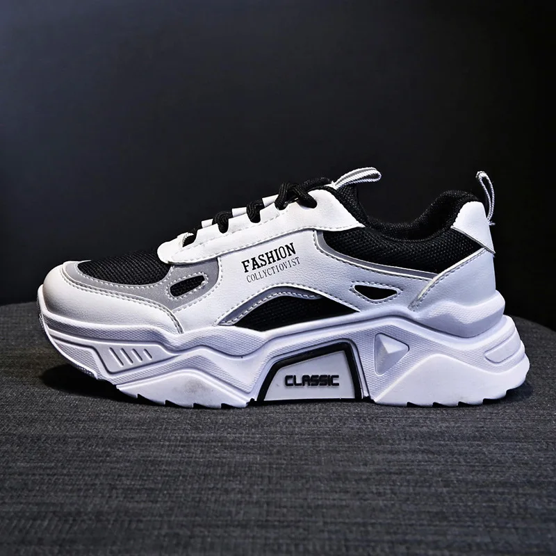 

Reflective Old Shoes Women 2021 Spring New Breathable Sports Shoes Ladies All-match Increased Casual Shoes