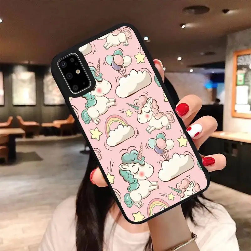 

Rainbow Printing Unicorn Phone Case For TPU&PC&S Samsung Galaxy S5 S6 S7 S8 S9 S10 S20 Edge Plus 2019 2020