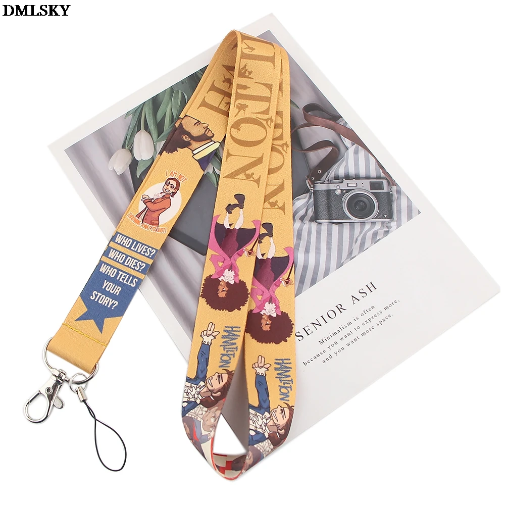 

24pcs/lot MD179 DMLSKY Cartoon lanyard Strap Neck for key ID Card Phone USB badge holder DIY Hang Rope webbing for Worker
