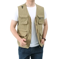men jacket quick drying mesh vestt multi pocket mesh vest outdoor vest multi pocket summer mesh vest 5xl waistcoat vest jacket