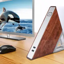 Острый угол AA-B4 мини треугольный компьютер хост 8G+ 192G Мини ПК с Intel N3450 четырехъядерный для Intel HD graphics 500 Windows 10