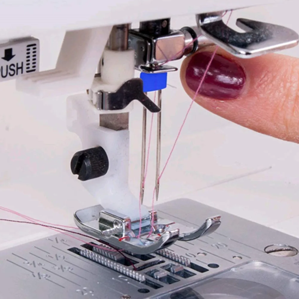 Новинка 3 шт. двойные иглы для швейной машины украшения одежды рукоделия Размер 2