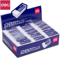 10pcs deli eraser 7536 2b eraser clean without leaving any trace wholesale student supplies eraser