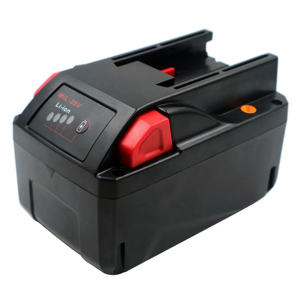 4.0Ah 18650 Батарея пакет Mil28B Li ion аккумулятор 28V Замена для милуо 28v FLEX28V BS28A V28B M28BX BS28-A