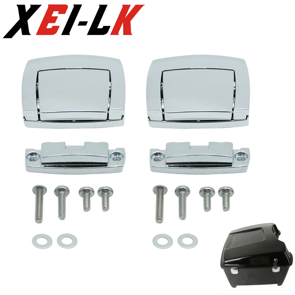 

Motorcycle Tour Pack Pak Trunk Latches lock For Harley Touring Classic Road Electra Glide Ultra Razor FLHX FLTR 80-13 top case