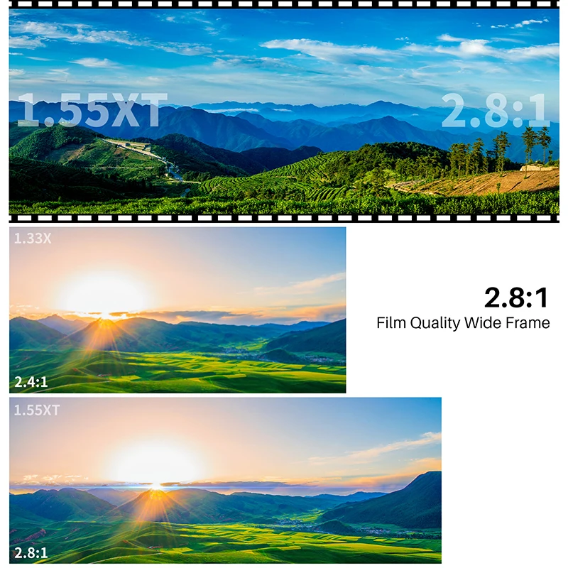 Ulanzi-lente anam&oacute;rfica para iPhone, pantalla ancha de v&iacute;deo Slr, videovisor para pel&iacute;cula, para iPhone 13, 12, 11 Pro Max, X, 1.55X-2