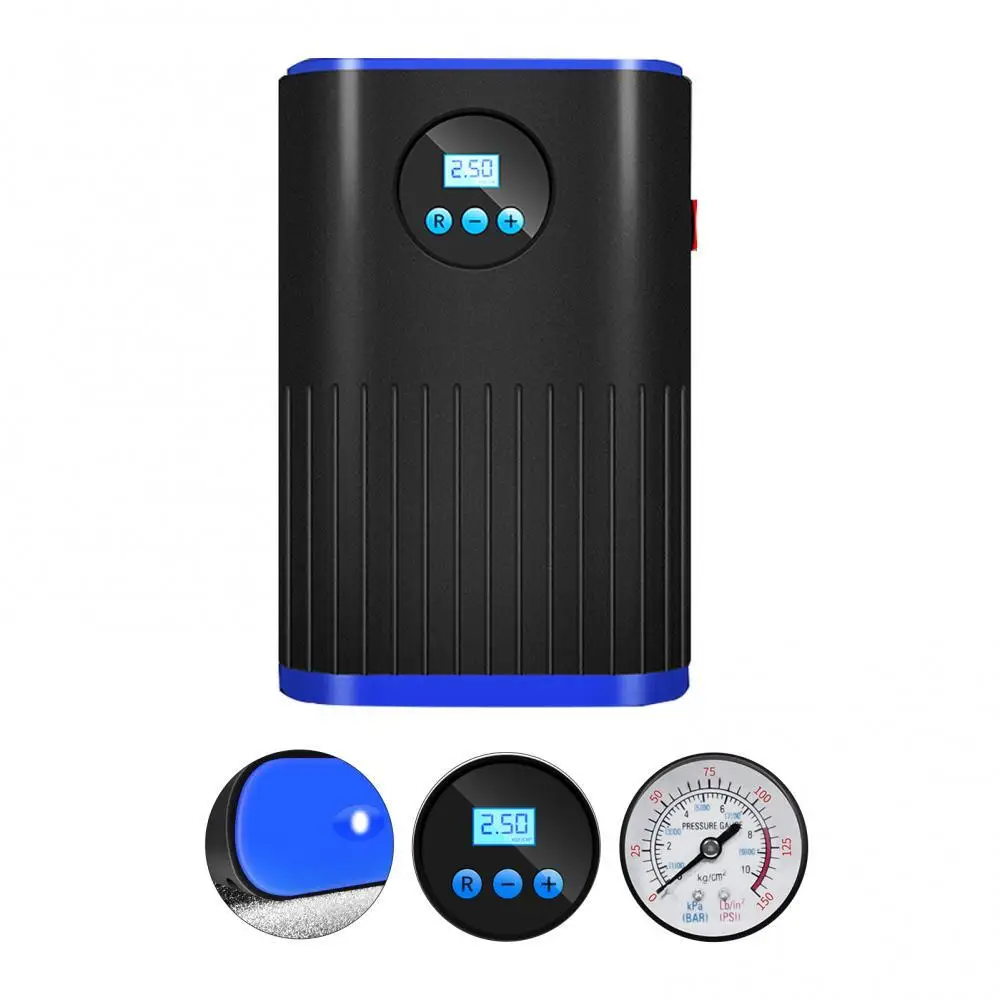 Pointer/digital Display Car Air Pump Preset Value Tire Inflator Auto Tyre Pump Tire Air Inflator Pump