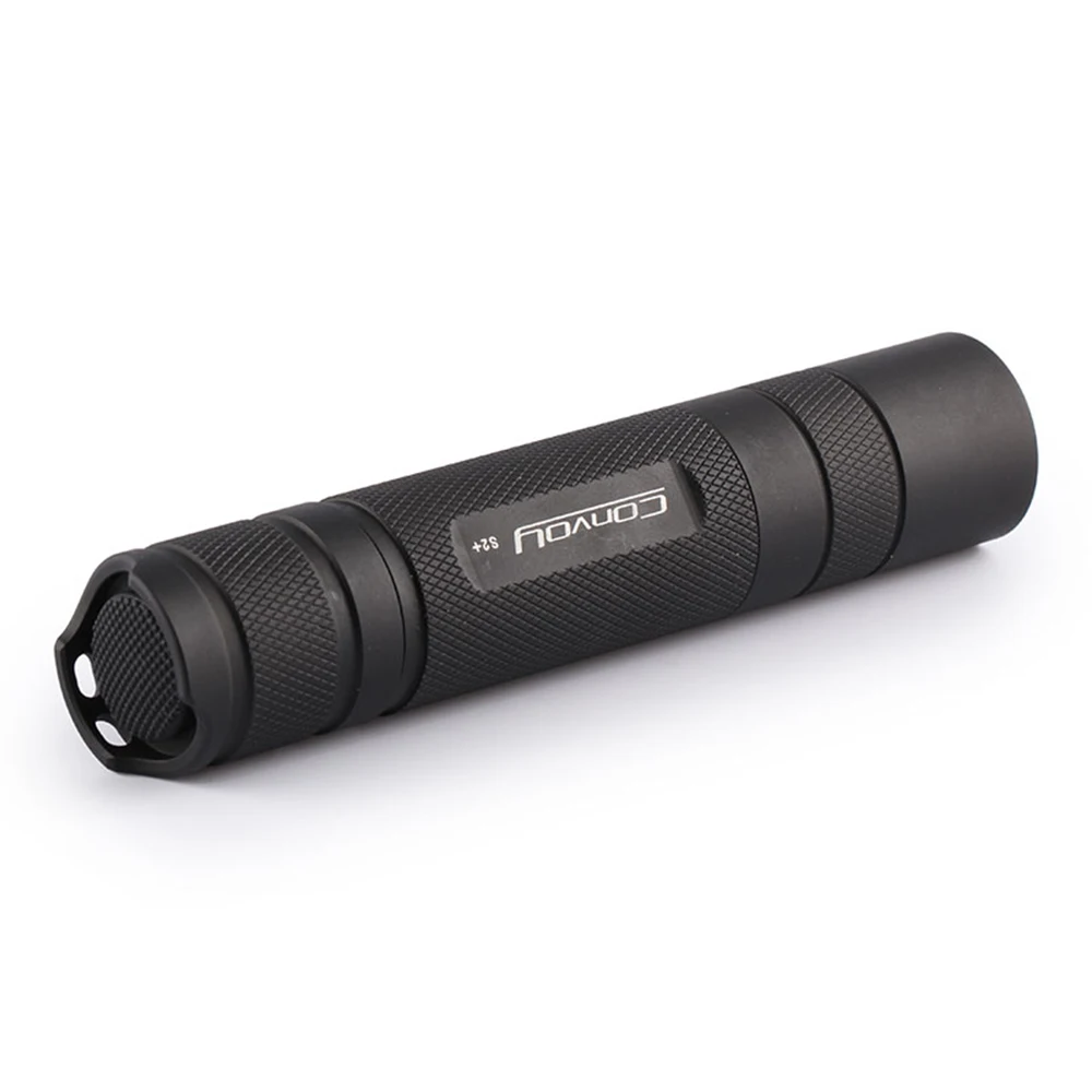 

Camping Light Lamp Convoy S2+ Black 3/5-Mode EDC LED Flashlight Torch Light For Bike Bicycle Self Defense Ultra Bright Torch