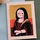 1 набор игл для перфорации, Стартовый Набор для вышивки, вышивка, рукоделие, вышивка крестиком, шитье, художественная живопись, украшение для дома