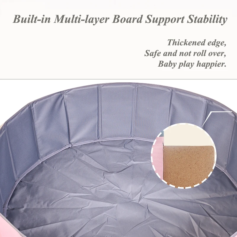 Детский манеж защитный барьер мячи для бассейна складные сухие младенцев океана